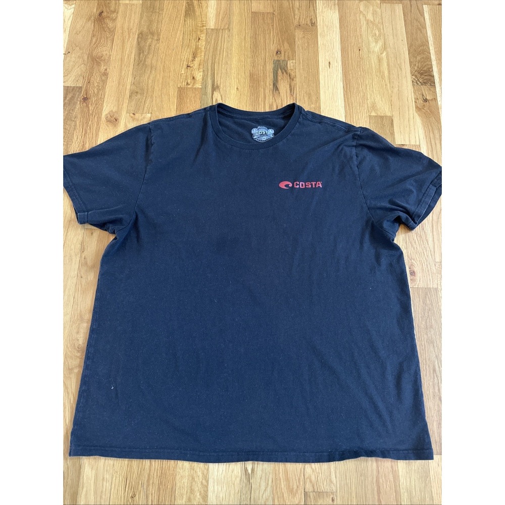 Costa Men's Black/red T-Shirt‎ Size XXL